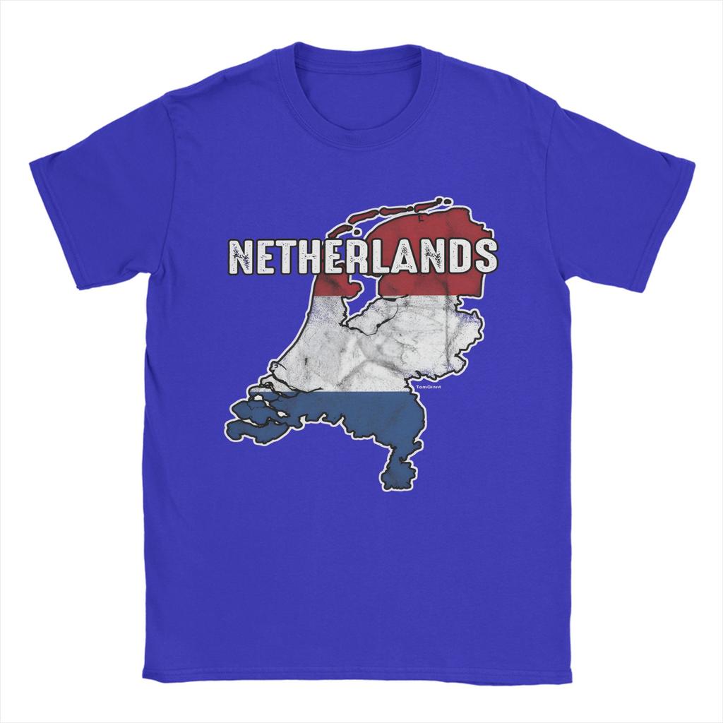 Amsterdam Flag Cotton T Shirt For Unisex Summer Vintage T Shirts Hip Hop Tee Shirt Oversized Hot Sale Clothing