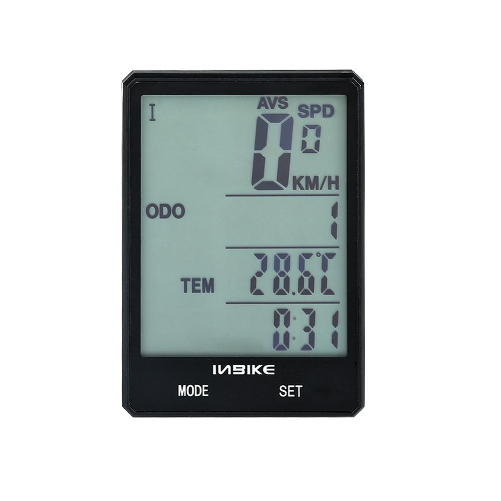 

Беспроводной велосипедный спидометр, 2,8-дюймовый водонепроницаемый ЖК-дисплей, компьютерный одометр с подсветкой белый