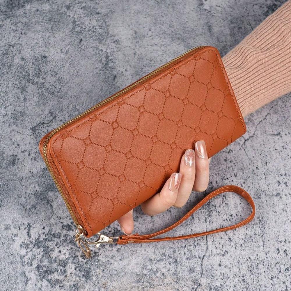 Wallet Long Change Bag Large Capacity Women's Doka Zipper Clutch Bag Mobile Phone Bag Women