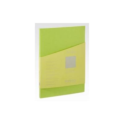 A5 Notebook - FABRIANO - EcoQuaPlus - 90gsm - 90 Sheets - Glued Spine - Green