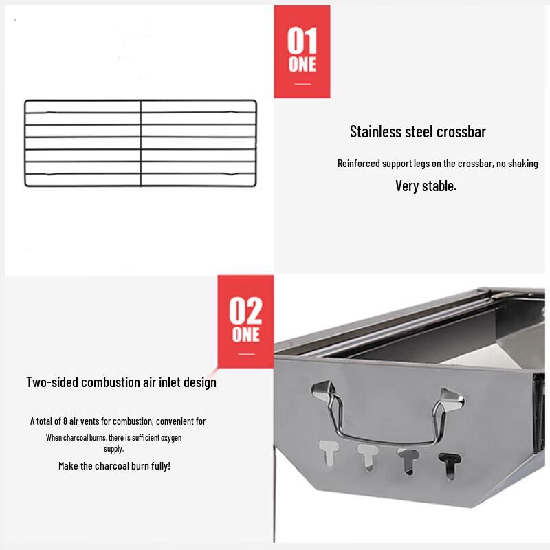 Makizaza Portable Charcoal BBQ Grill