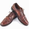 Pre-80s USA Vintage Long Wingtip American Brogue Shoes Brown Size 9.5D 27.0-27.5 Men's