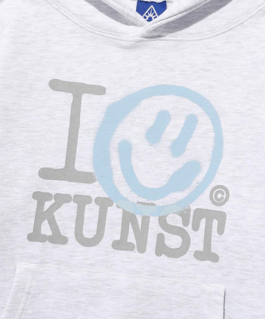 I Smiley Kunst Hoodie_Light Gray(Ik2Fsmm410A)