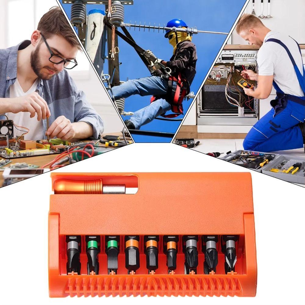 High Hardness Magnetic Screwdriver Set Multi Functional Portable Magnetic Screwdriver Bits Set Bit Drive Set
