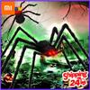 Xiaomi Araignée Décoration en Peluche Noire avec Yeux Lumineux pour Halloween Maison Hantée Extérieure Escape Game Araignée Géante Réaliste Accessoire Farce