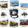 1PCS Led Motorcycle Headlight Led Lens CSP Chips Fog Lights Motorbike Auxiliary Driving Lamp Off Road Truck 4x4 ATV Work LED