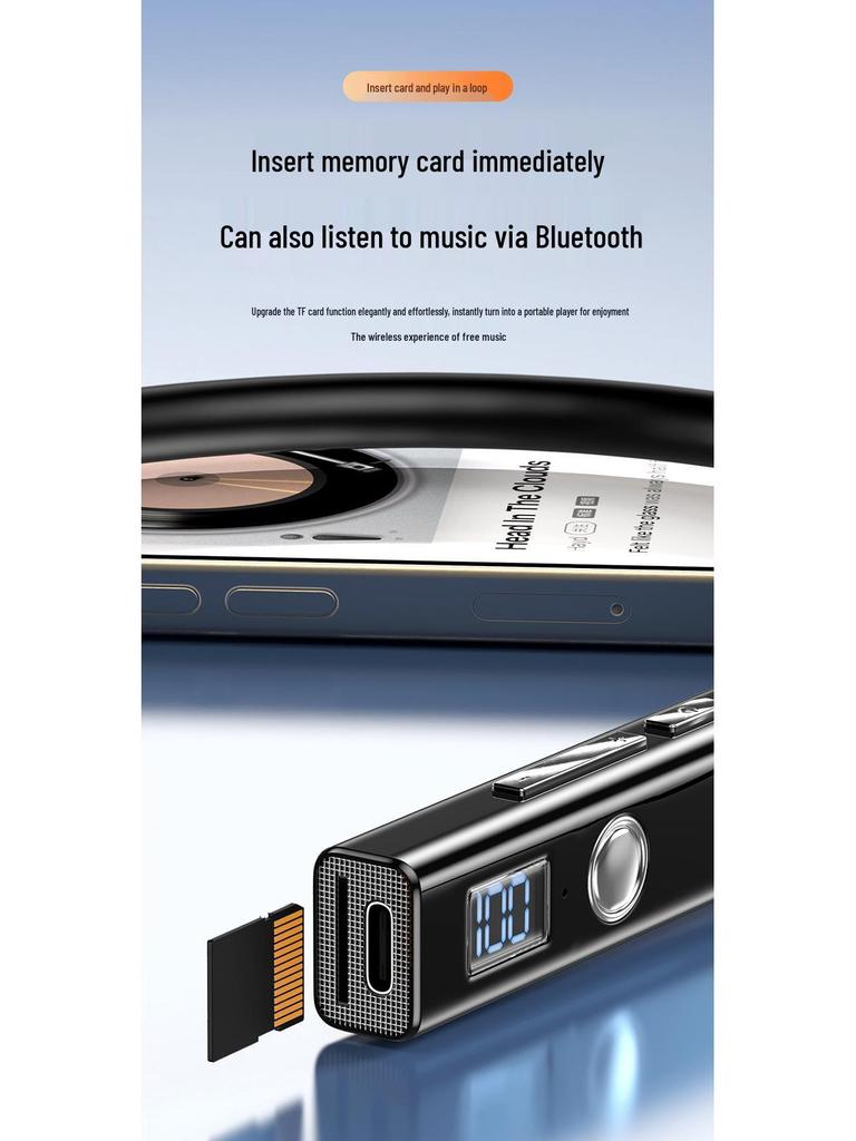 2026 High-End Bluetooth Sports Headphones: Wireless, Large Battery, In-Ear, Voice Control, Card Slot, Karaoke, Ultra-Long Standby