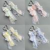 Kawaii Ribbon Bow Ornament Lace Pendant DIY Ita Bag Decorative Accessories Handmade Backpack Charms Support Stick Ribbon Bow
