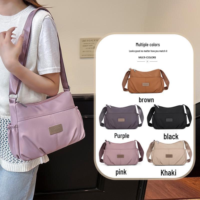 Women's Water-Repellent Wear-Resistant Crossbody Bag, Versatile Casual Fashion, Korean Style Trendy Shoulder Bag