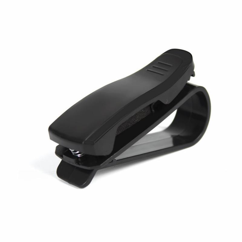 Universal Car Sunglasses Holder Car Card Ticket Holder Stand Fastener Auto Sun Visor Glasses Box Decoration Accessories