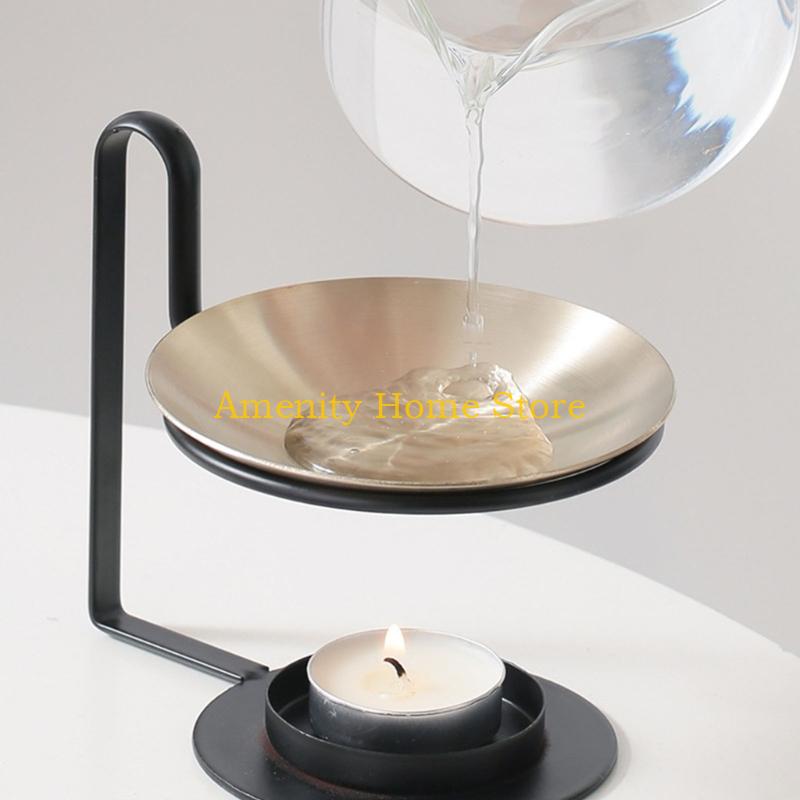 F26C Fragrances Essential Oil Burners Wax Melt Burners Tealight Wax Warmer for Stress Relief,Meditations and Massage