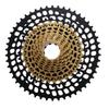12 Speed Bicycle Cassette 11 to 50T Aluminum Steel Lightweight Bike Cassette Sprocket for Mountain Bikes Black Gold