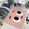 Funny cartoon face art cute meme hogar Bedside Rug Kitchen Bath Floor Mat Hallway Balcony Carpet Entrance Doormat Decor Home