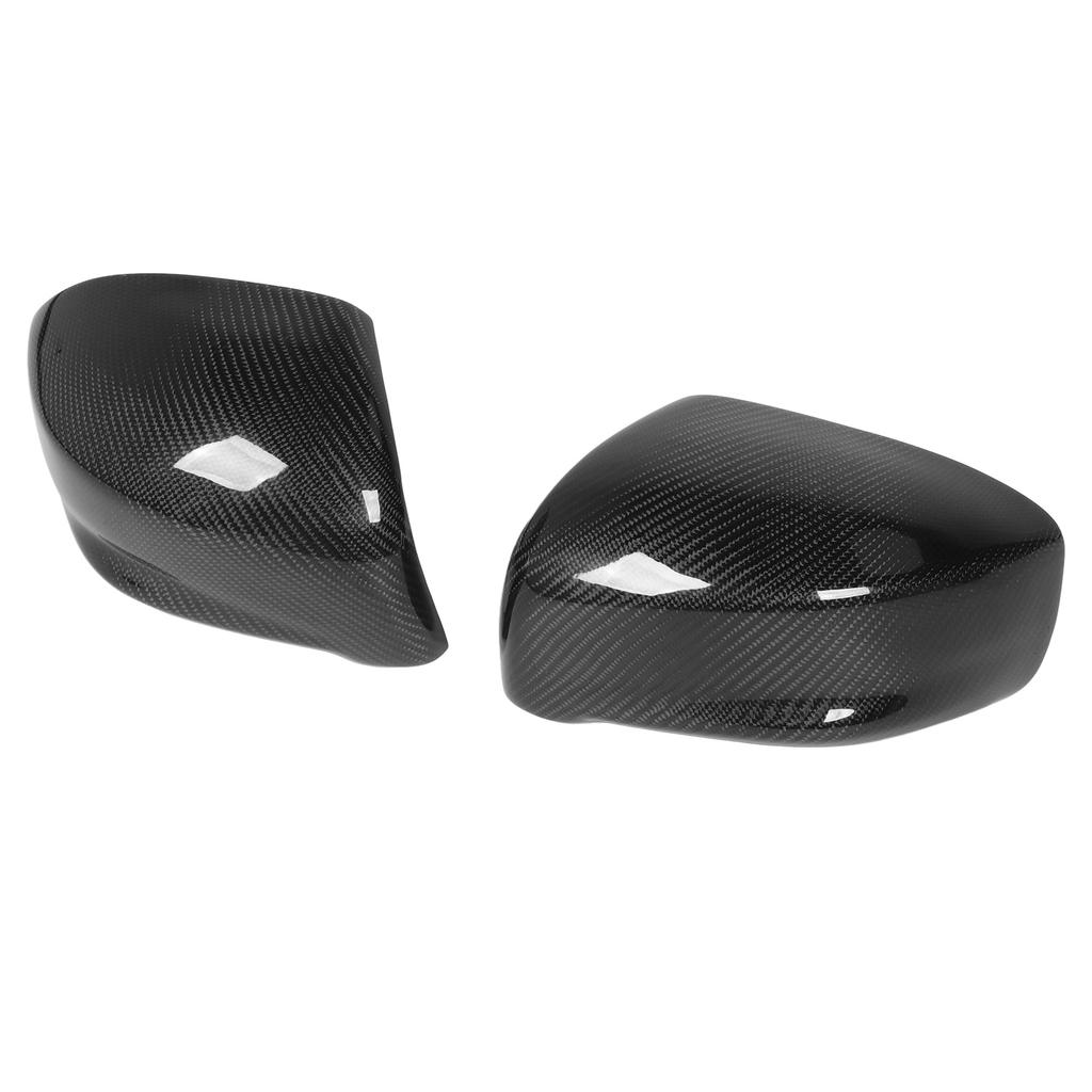 2 STÜCKE Seite Rückspiegel Abdeckung Links Rechts Dry Carbon Fiber Kratzfest für GTR R35 2008 zu