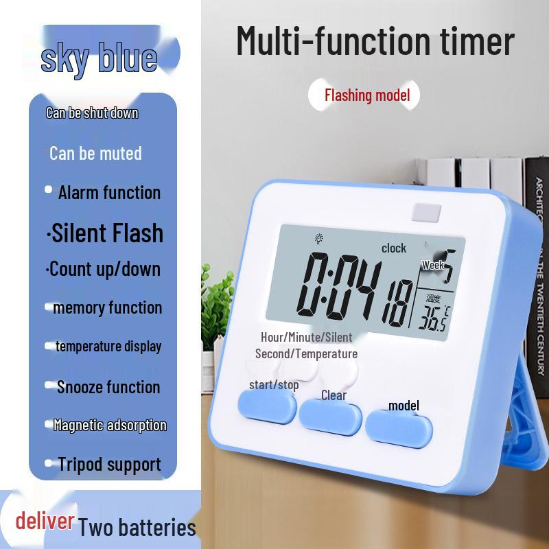 Large Display Electronic Kitchen Timer with Alarm