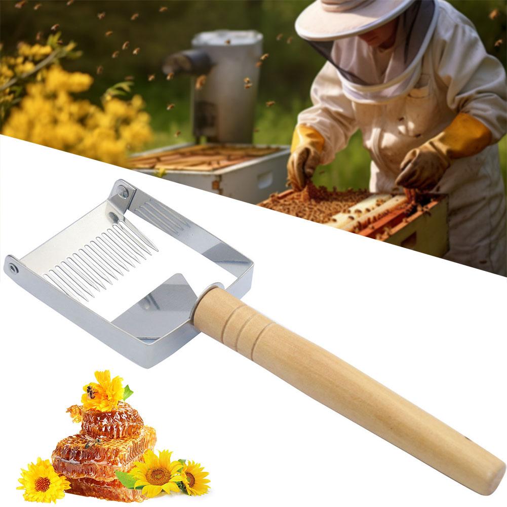 Stainless Steel Honey Uncapping Tool With Wooden Handle Wooden Handle Beekeeping Knives For Farm