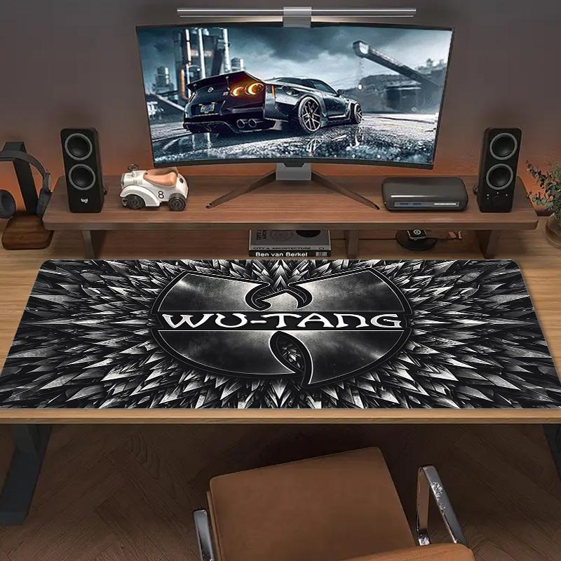 Wu‑Tang Clan Print  Cushion Non-slip Laptop Tablet Big Mousepad XXL Mat Mini PC Playmat With Lock Edge