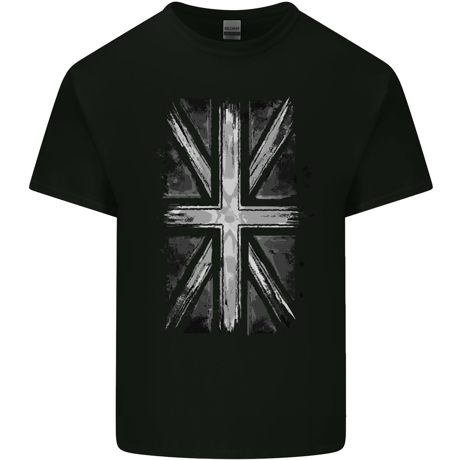 

Union Jack Flag GB British UK Great Britain Mens Light Cotton T-Shirt Mens Womens Tees Top S