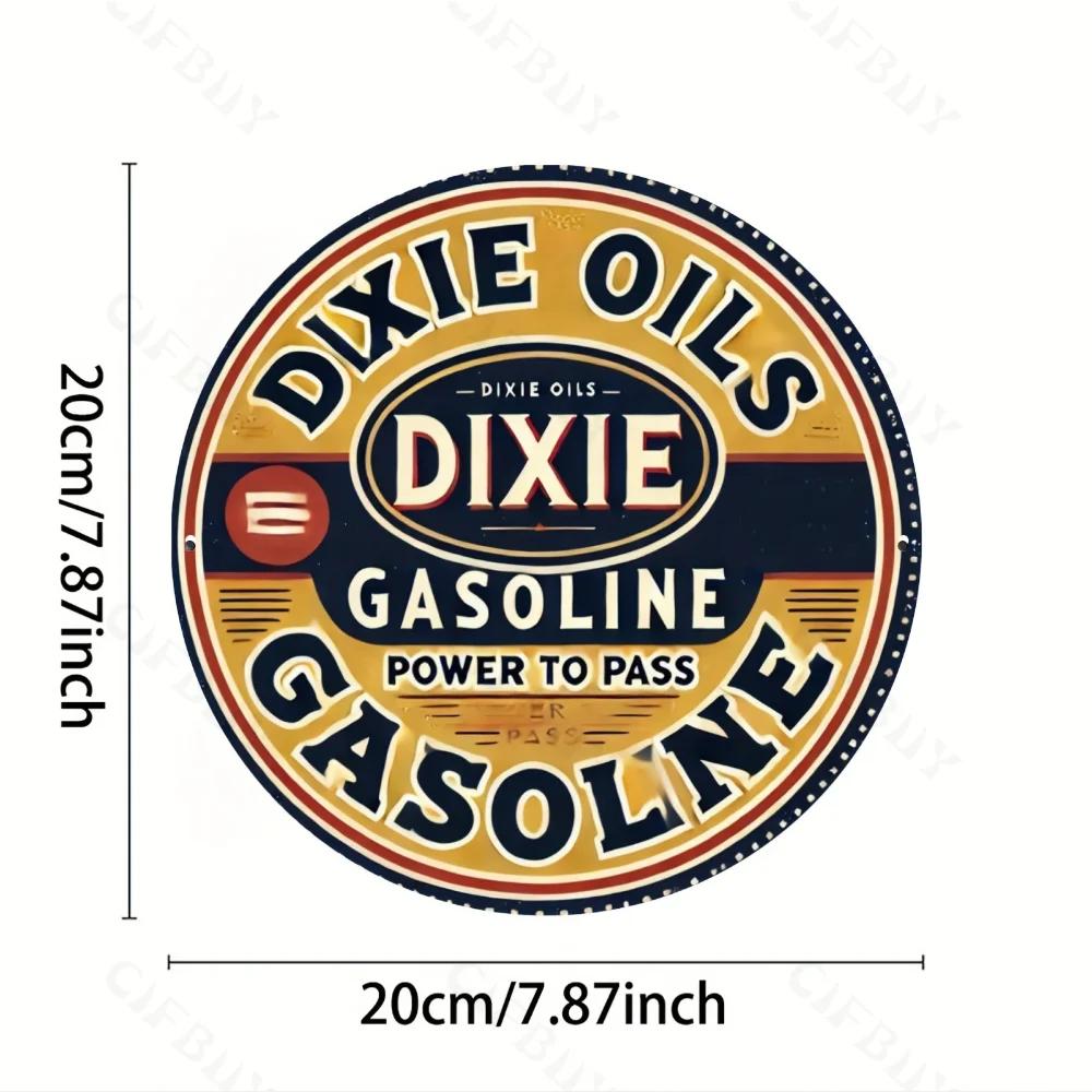 

Круглая металлическая настенная картина Дикси Газолин, гравировка на алюминиевой фольге. Идеально подходит для гостиной, в помещении или на открытом воздухе.. Надежный вариант подарка L белый