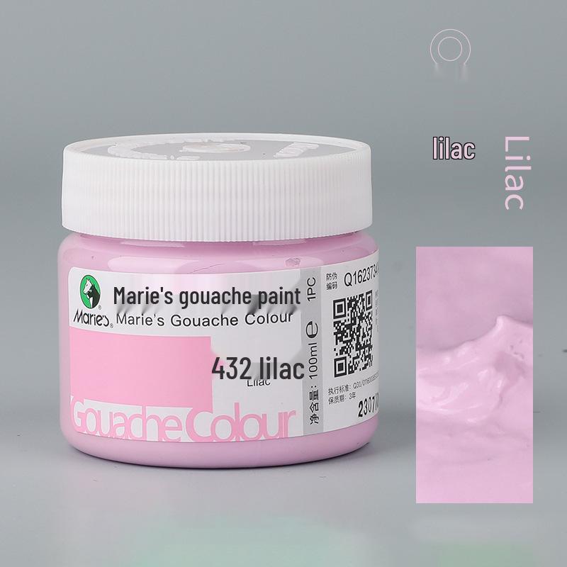 Mali Afwasbare Gouache Verf 100ml - Handgeschilderde Kleuren voor Kinderen en Studenten
