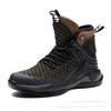 Flying Woven Breathable Mesh Safety Shoes Four Gentle Construction Site Protective Shoes Anti-smashing and Anti-piercing Labor Insurance Shoes Men
