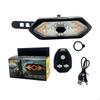 Rear Warning Lamp with Turn Indicators USB Rechargeable Bike Waterproof
