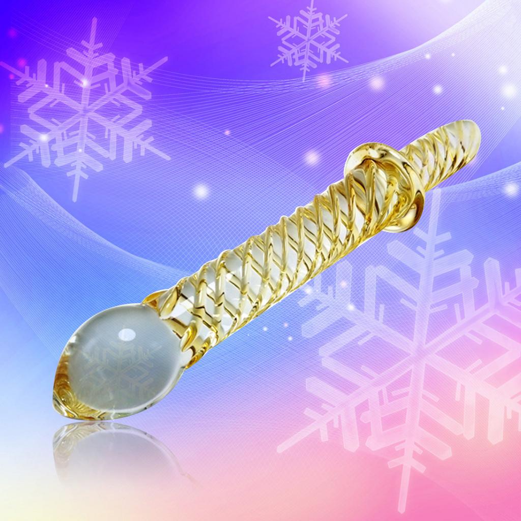 Love Design Glass Dildos Anal Plug Prostate Massager Anal Beads Butt Plug Masturbator Artificial Penis Anal Plug Toys