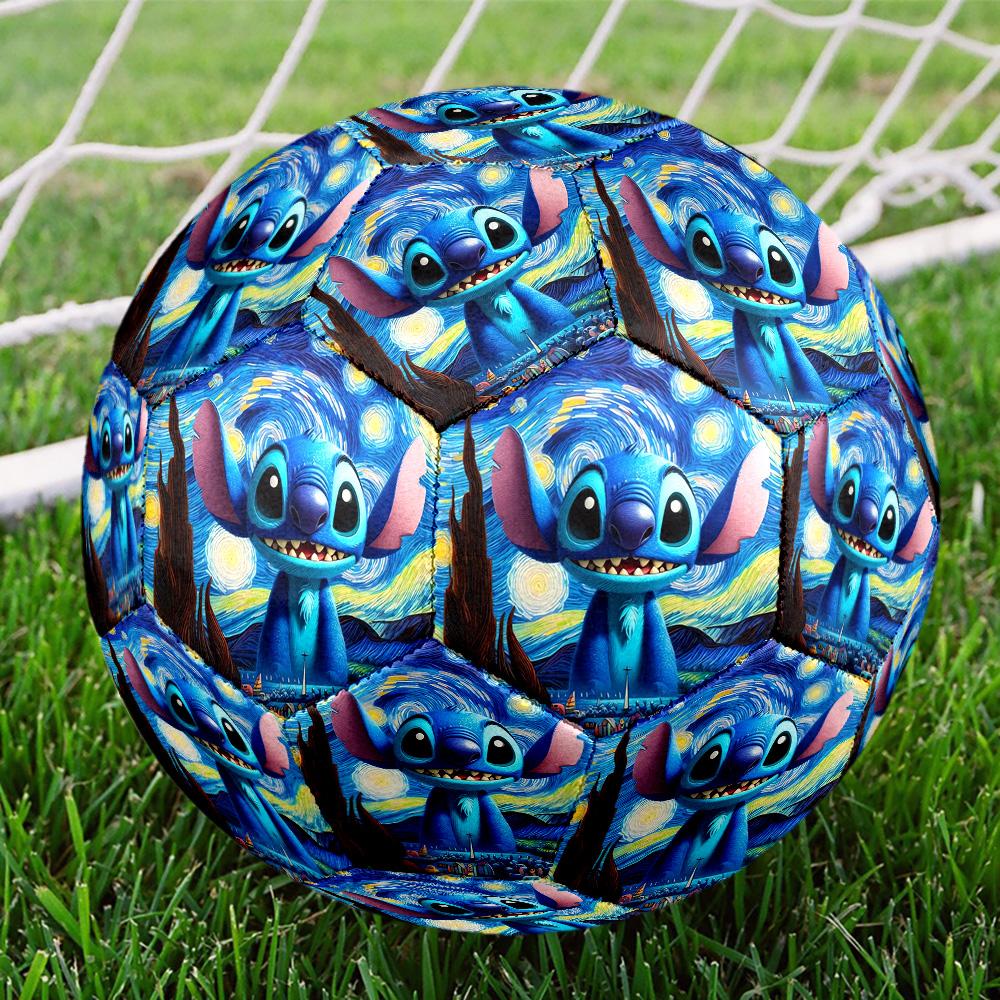 1PC Cartoon Sti-tch Size 5 Soccer Balls, High-Quality, Anti-Slip, Protective Football, a Unique Gift Suitable for Birthdays, Christmas