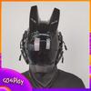 Cyber Punk Horn Mask Cosplay Costumes Mech Soldier Mask Halloween Party Carnival Comic-Con Role Play Props Cos Helmet Adult Gift