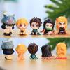 Demon Slayer Figure Q Version Sitting ToyTomioka Giyuu/Tokitou Muichirou/Mitsuri/Tanjirou/Obanai/Nezuko pvc Model Doll Xmas Gift