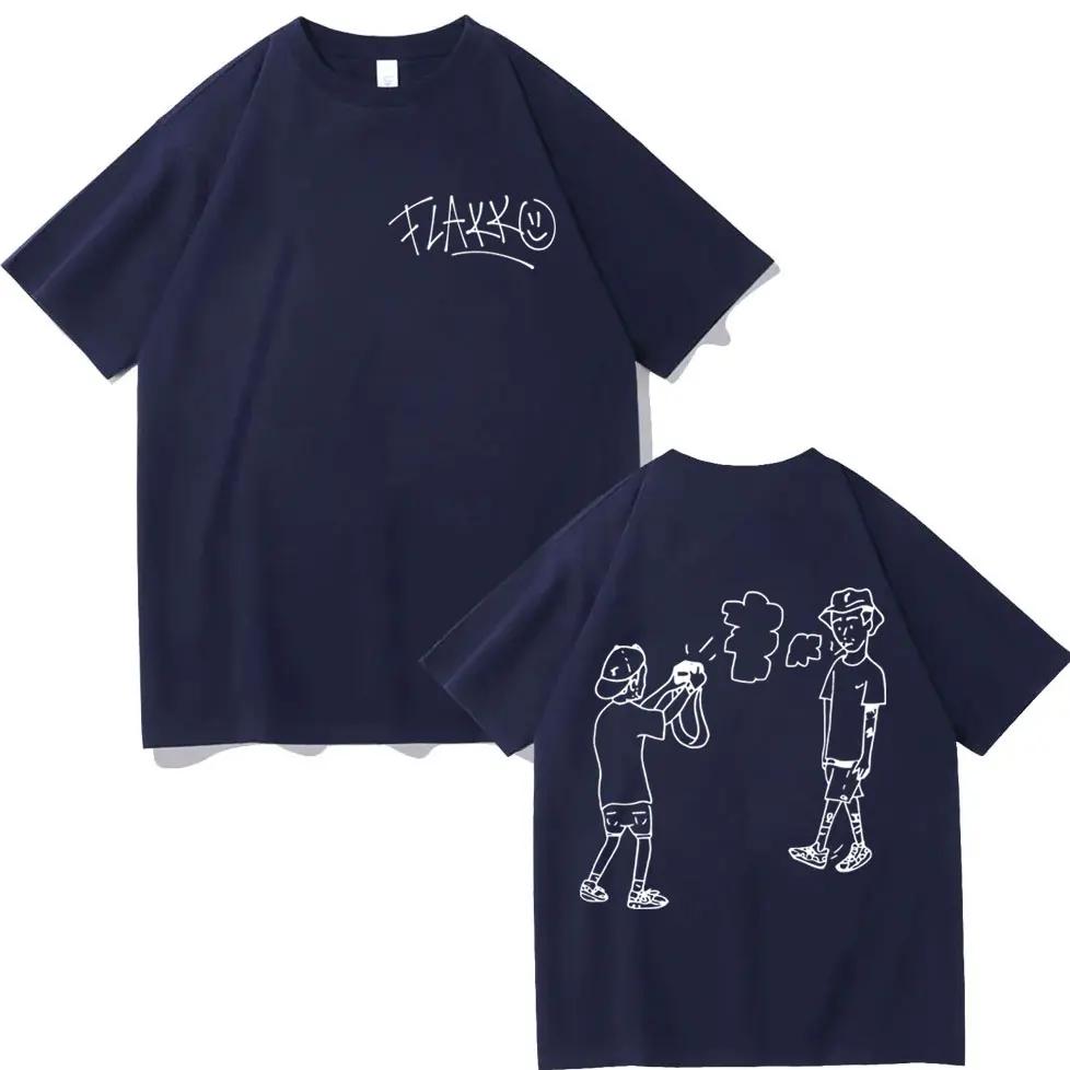 

Rapper Rels B Skinny Flakko Print T-shirt Harajuku Hip Hop Pop Music T Shirts Men Women High Quality Fashion Overd T-shirts#Color XXXXXL чёрный