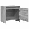 Nightstand Gray Sonoma 45x34x44.5 cm Particleboard