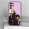 Japanese Anime C-Code G-Geass  Phone Case For Samsung S25,24,23,22,30,21,10,9,Ultra,Plus,Lite,FE,4,5 G Soft Black Case