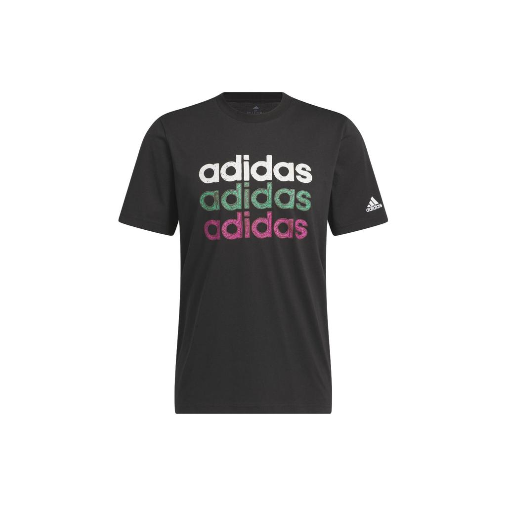 adidas ULT T Shirts Men's Black Crew Neck Moderate Straight Fit HS2523