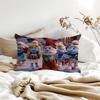 Hot Cartoon S-Smurfs Pillow Case Suitable For All Seasons Home Decoration Cushion Cover Suitable For Livingroom Bedroom Sofa