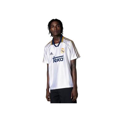 adidas Maglia Casa Real Madrid 99/00 Bianca Uomo Top JJ3801