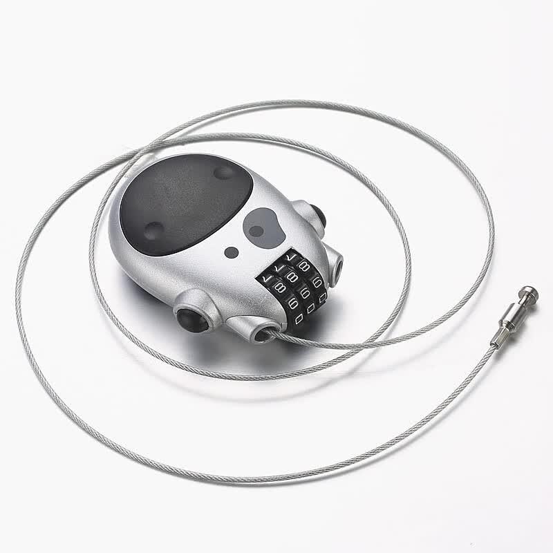 Retractable Cable Password Lock