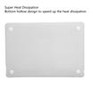 Laptop Protective   Top Bottom Cover PC Dust Sticker for OS X Computer Accessories
