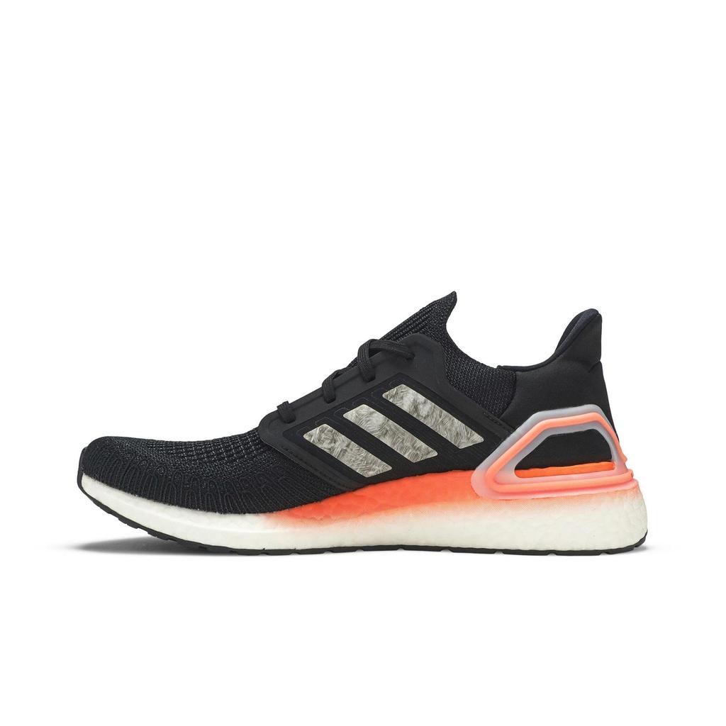 adidas UltraBoost 20 'Signal Coral' (Unisex) Core Black / Footwear White / Signal Coral Running Shoes EG0756