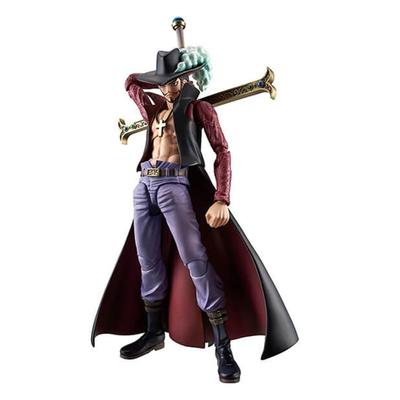 MegaHouse Variable Action Heroes ONE PIECE דרקול מיהוק 180 מ"מ דמות PVC צבועה ניתנת להזזה בערך.