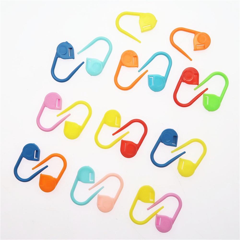 100 יחידות סימני סימון סיכות נעילה לריקמה וקרושה, מחזיק, כלי DIY