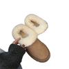 Big celebration thick-soled low-top snow boots women's sheepskin and fur integrated 2025 new one-pedal fluffy winter cotton shoes