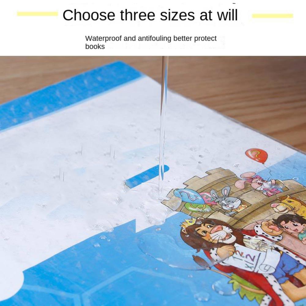 10 Sheets Self Adhesive Clear Book Wrap A4 Notebook Protector Wrap Book Protector Cover  Book