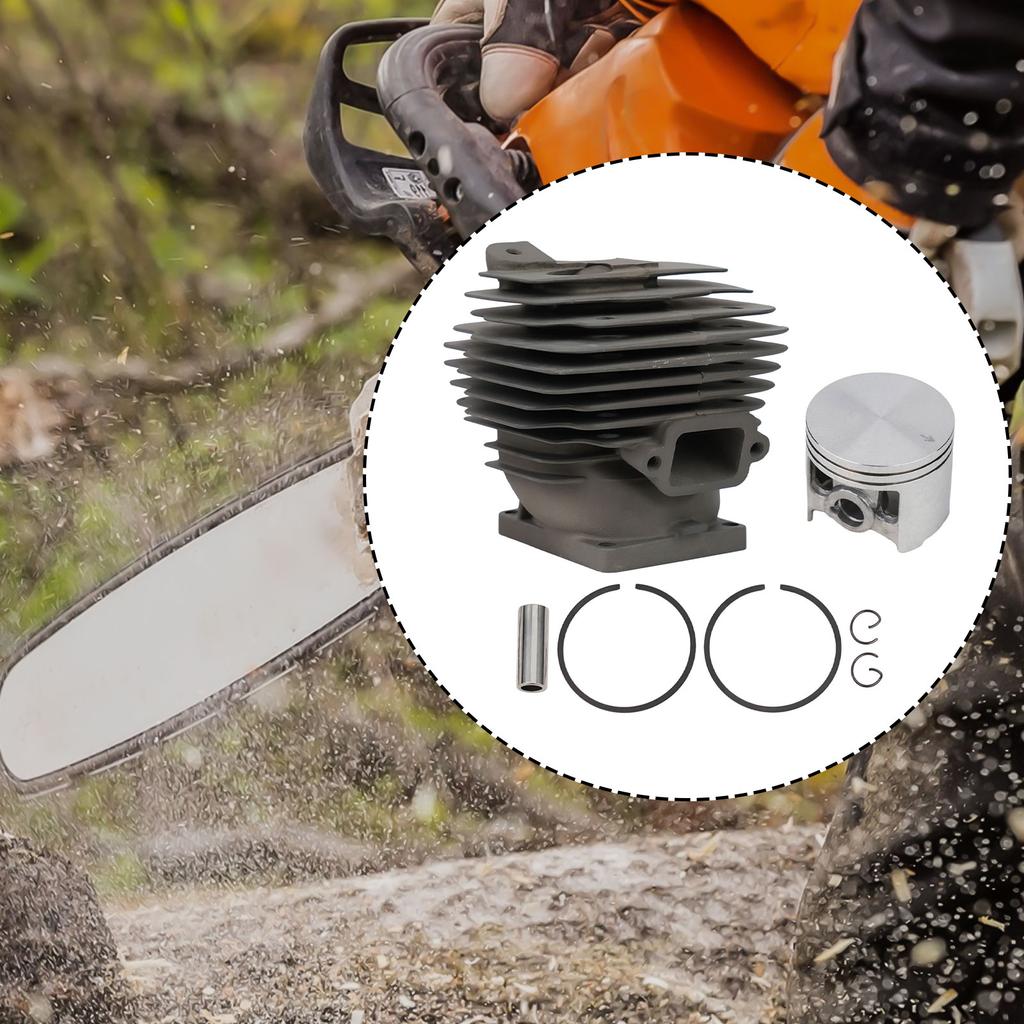 Sustainable 52mm For Nikasil Cylinder and Piston Pin Set for Reliable Operation of MS461 Chainsaw #11280201250