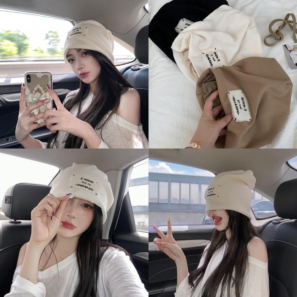 Lightweight Fashion Winter Hat For Women Japanese Knit Warm Acrylic Beanie