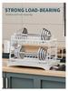 Multifunctional Kitchen Dish Rack: Bowls, Plates, Chopsticks Storage & Drain