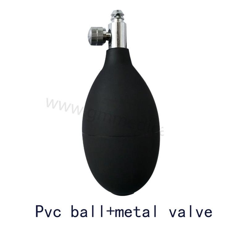 Manual Sphygmomanometer Latex/Pvc ball air inflatable bulb with metal valve use for blood pressure cuff. 5 pcs