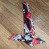 Used Louis Vuitton Bando Scarf Monogram Flower Pattern Twilly
