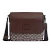 Map 25 Classic Monogram Magnetic Snap Closure Jacquard Pebble Leather And Calfskin Crossbody Bag Medium Men Crossbody Bag CE534-SVS8S