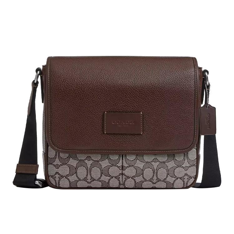 

Coach Map 25 Classic Monogram Magnetic Snap Closure Jacquard Pebble Leather And Calfskin Crossbody Bag Medium Men crossbody bag CE534-SVS8S Basic Set (Bag+Dust Bag)